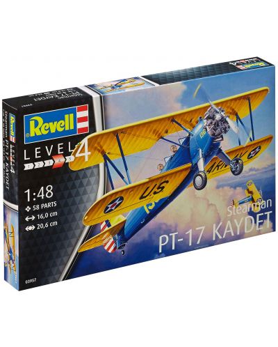 Сглобяем модел на самолет Revell - Stearman PT-17 Kaydet (03957) - 4