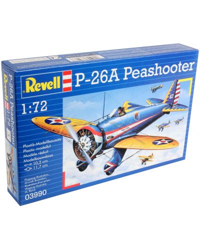 Сглобяем модел на военен самолет Revell - P-26A Peashooter (03990) - 1