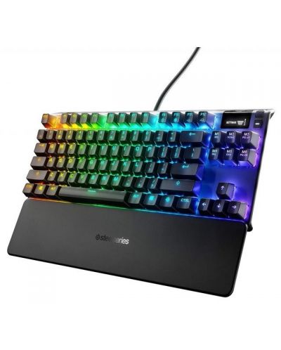 Механична клавиатура SteelSeries - Apex 7 TKL, Blue, RGB, черна