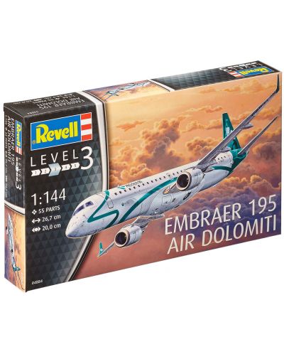 Сглобяем модел на самолет Revell - Embraer 195 Air Dolomiti (04884) - 3