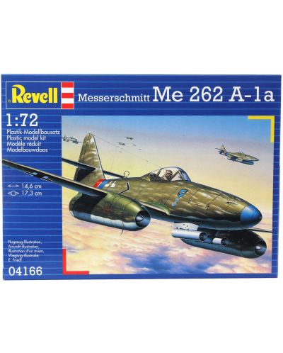 Сглобяем модел на военен самолет Revell - Me 262 A1a (04166) - 3