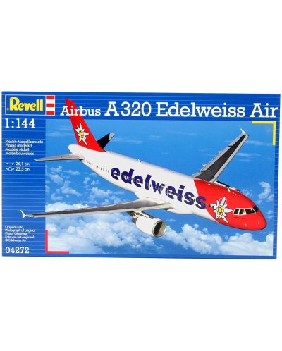 Сглобяем модел на самолет Revell - Airbus A320 Edelweiss Air (04272) - 2
