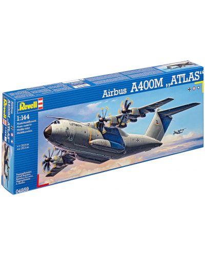 Сглобяем модел на военен самолет Revell - Airbus A400M ATLAS (04859) - 2