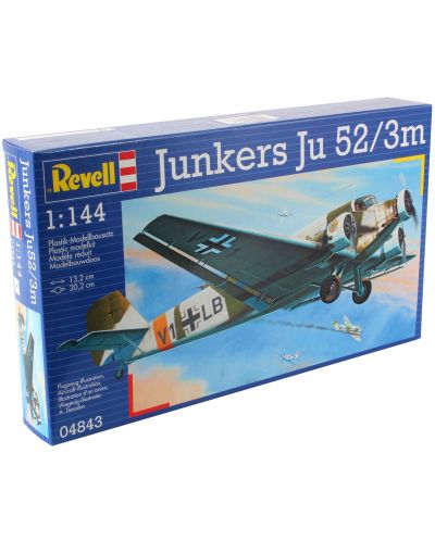 Сглобяем модел на военен самолет Revell Junkers - Ju52/3m (04843) - 5