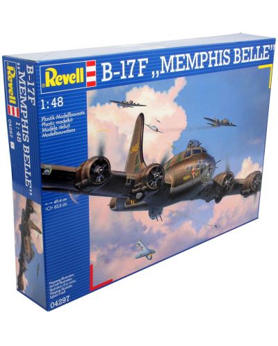 Сглобяем модел на военен самолет Revell - B-17F Memphis Belle (04297) - 7
