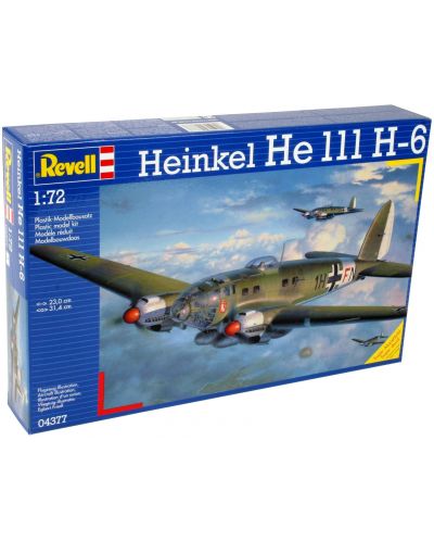 Сглобяем модел на военен самолет Revell - Heinkel He111 H-6 (04377) - 3