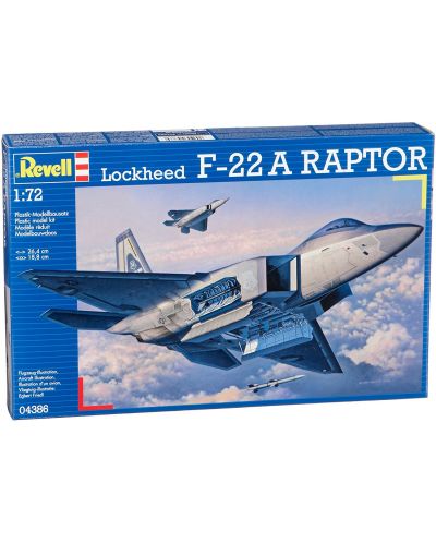 Сглобяем модел на изтребител Revell - Lockheed F-22 "Raptor" (04386) - 2