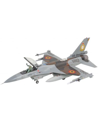 Сглобяем модел на военен самолет Revell - F-16A Fighting Falcon (04363) - 1