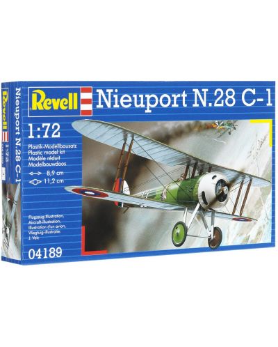 Сглобяем модел на военен самолет Revell - Nieuport N.28 C-1 (04189) - 1