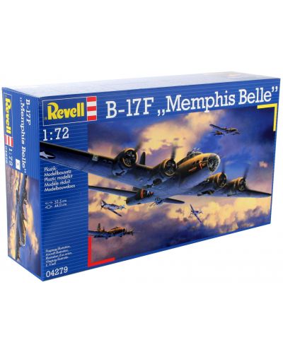 Сглобяем модел на военен самолет Revell - B-17F Memphis Belle (04279) - 3