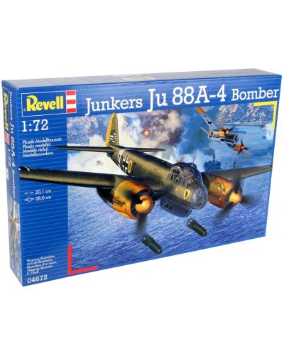 Сглобяем модел на военен самолет Revell Junkers - Ju88 A-4 Bomber (04672) - 8
