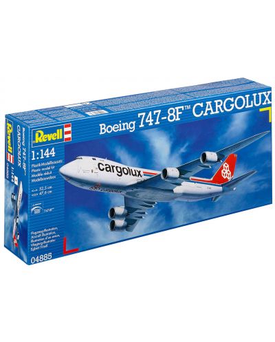 Сглобяем модел на самолет Revell - Boeing 747-8F Cargolux (04885) - 2
