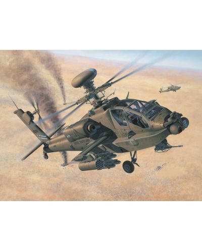 Сглобяем модел на хеликоптер Revell - AH-64D Longbow Apache/WAH-64D (04420) - 2