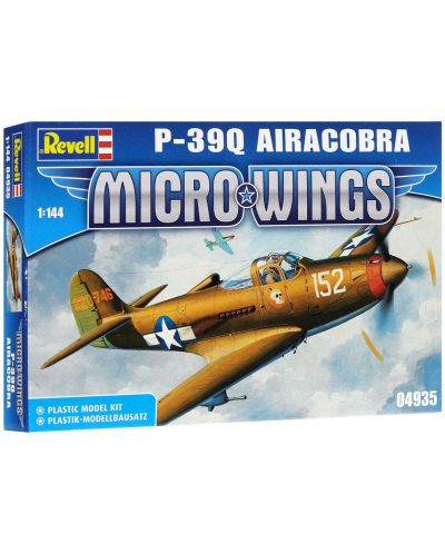 Сглобяем модел на военен самолет Revell Micro Wings - P-39Q Airacobra (04935) - 1