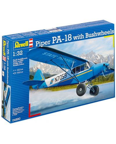 Сглобяем модел самолет Revell - Piper PA-18 with brushwheels (04890) - 3