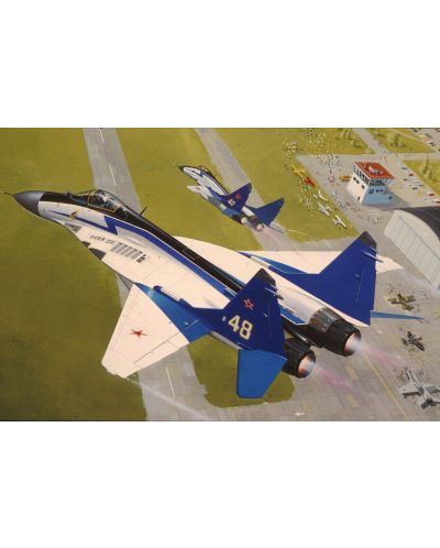 Сглобяем модел на военен самолет Revell - MiG-29 The Swifts (04007) - 2
