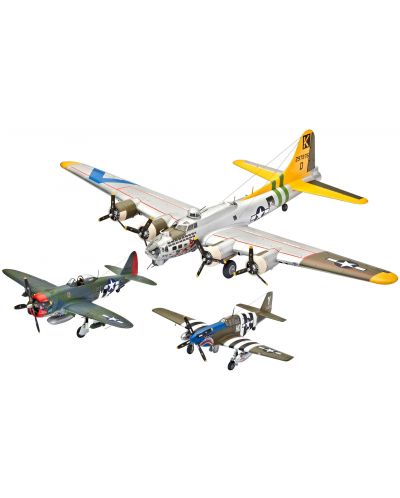 Сглобяем модел на самолет Revell - U.S. LEGENDS: 8th AIR FORCE (05794)