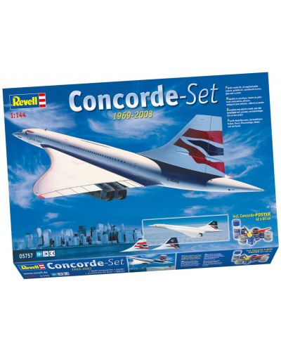 Сглобяем модел на самолет Revell - Concorde (05757) - 1