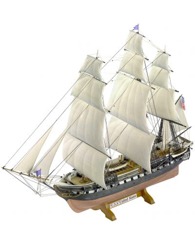 Сглобяем модел на ветроходен кораб Revell - USS United States (05406) - 1