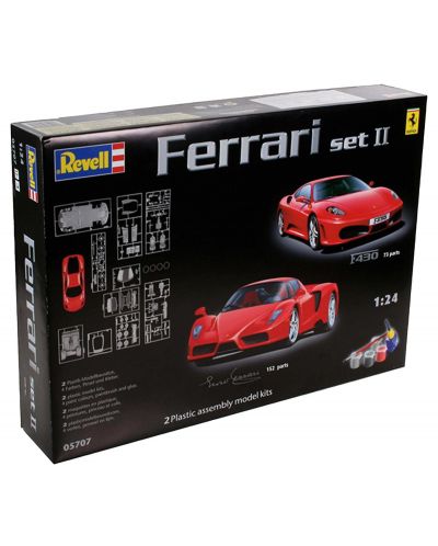 Сглобяем модел на автомобил Revell - Gift-Set, Ferrari (05707)