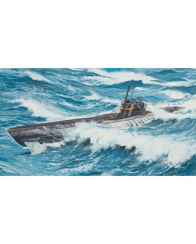 Сглобяем модел на подводница Revell - German Submarine Type VII C/41 "Atlantic Version" (05100) - 2