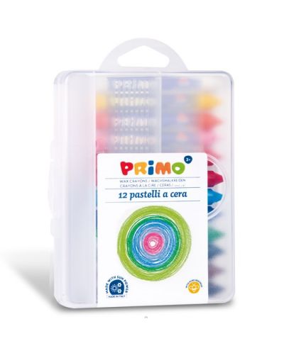 Восъчни пастели Primo Jumbo - 12 цвята - 1