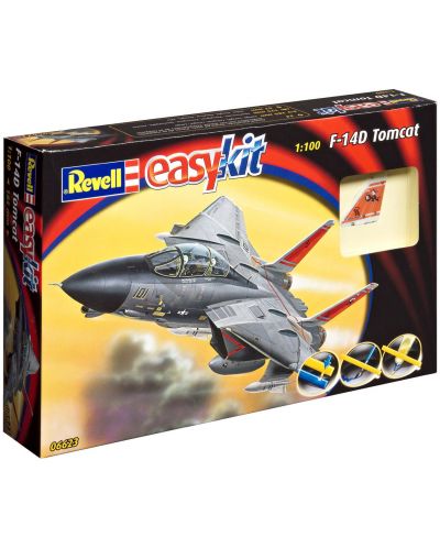 Сглобяем модел на военен самолет Revell Easykit - F-14 Tomcat (06623) - 2