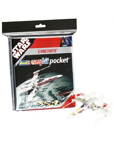 Сглобяем модел на космически кораб Revell Easykit Pocket STAR WARS -  X-Wing Fighter  (06723) - 2
