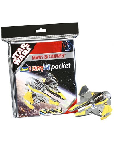 Сглобяем модел на космически кораб Revell Easykit Pocket STAR WARS - Anakin's Jedi Starfighter (06720) - 2