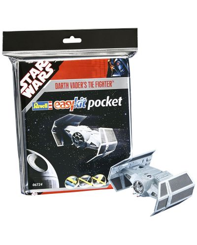 Сглобяем модел на космически кораб Revell Easykit Pocket STAR WARS - Darth Vader's TIE Fighter (06724) - 2