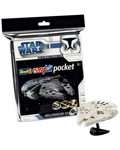 Сглобяем модел на космически кораб Revell Easykit Pocket STAR WARS - Millennium Falcon (06727) - 2