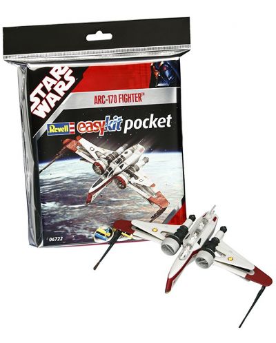 Сглобяем модел на космически кораб Revell Easykit Pocket STAR WARS - ARC-170 Fighter (06722) - 2