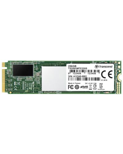 SSD памет Transcend - 220S, 256GB, M.2, PCIe - 1