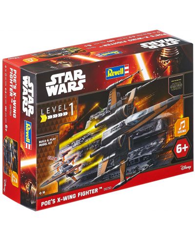 Сглобяем модел на космически кораб Revell Star Wars: Episode VII  - Build & Play Poeґs X-Wing Fighter (06750) - 3