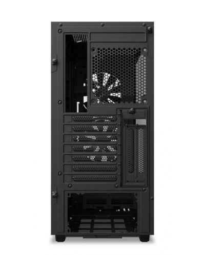 Кутия NZXT - H510i Elite Smart Matte, mid tower, черна/прозрачна - 4