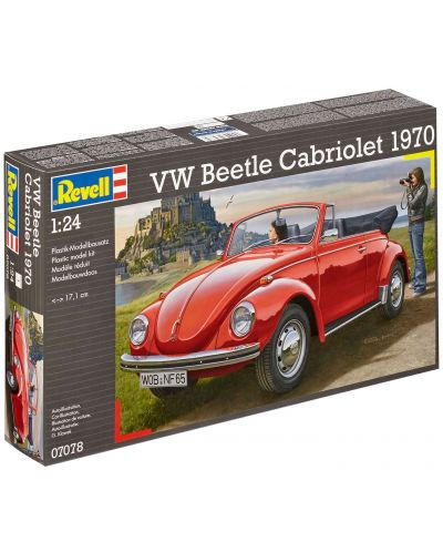 Сглобяем модел на автомобил Revell - VW Beetle Cabriolet 1970 (07078) - 6