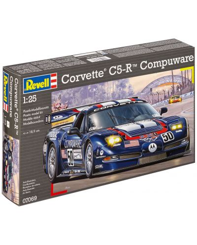 Сглобяем модел на автомобил Revell - Corvette C5-R Compuware 0(7069) - 3