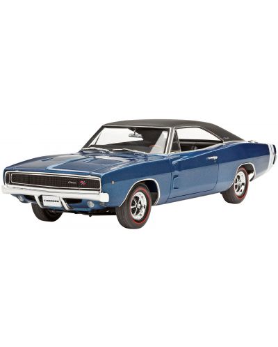 Сглобяем модел на автомобил Revell - 1968 Dodge Charger (2n1) (07188)