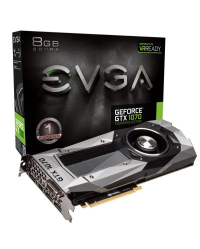 Видеокарта EVGA GeForce GTX 1070 Founders Edition (8GB GDDR5) - 1