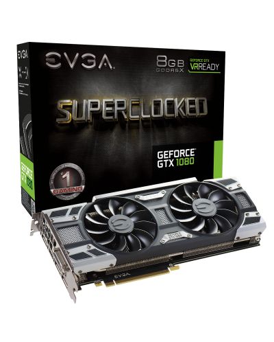 Видеокарта EVGA GeForce GTX 1080 SuperClocked Edition (8GB GDDR5X) - 1