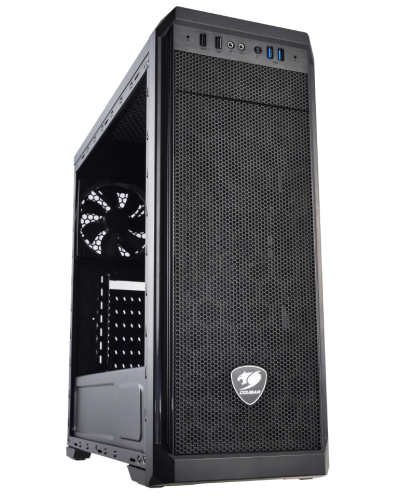 Кутия COUGAR - MX330-G, mid tower, черна/прозрачна - 5