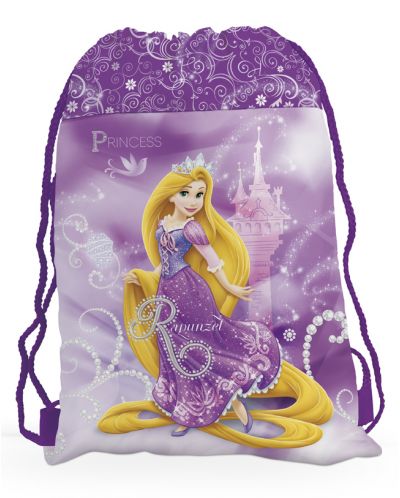 Спортен сак с връзки - Rapunzel