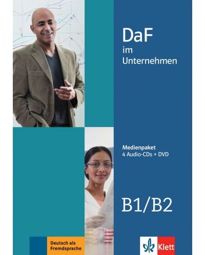DaF im Unternehmen B1/B2 Medienpaket (4 Audio-CDs + DVD) - 1