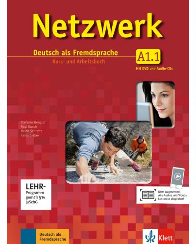 Netzwerk A1.1, Kurs- und Arbeitsbuch+2 Audio-CDs+DVD - 1