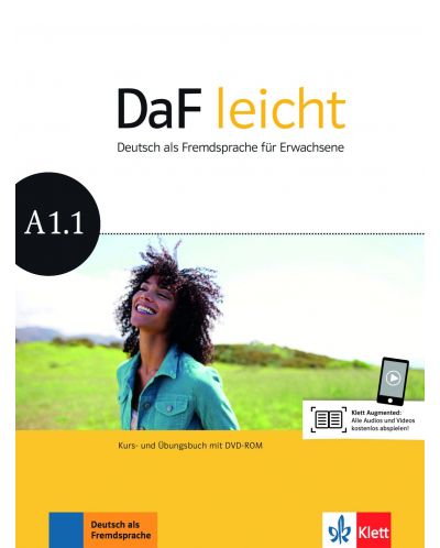 DaF Leicht A1.1 Kurs und Ubungsbuch+DVD-ROM - 1