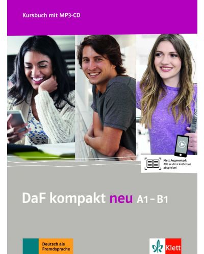 DaF kompakt neu A1-B1 Kursbuch + MP3 CD - 1