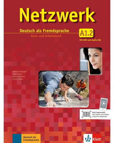 Netzwerk A1.2, Kurs- und Arbeitsbuch,Teil 2+2 CD+DVD - 1