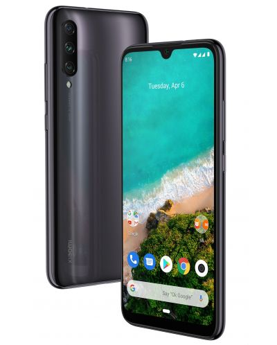 Смартфон Xiaomi Mi A3 - 6.09&quot;, 64GB, kind of grey