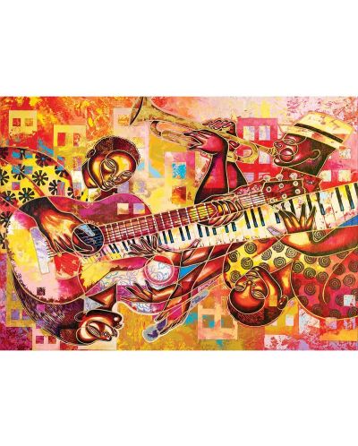 Пъзел Art Puzzle от 1000 части - Оркестър, Лари Пончо Браун - 2