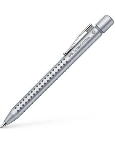 Химикалка Faber-Castell Grip - Сребриста - 1